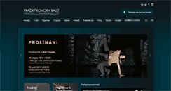 Desktop Screenshot of prazskykomornibalet.cz